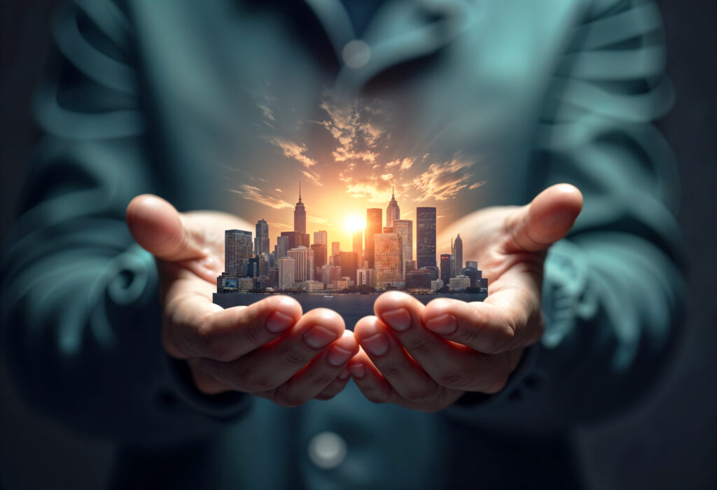 future visions business technology concept